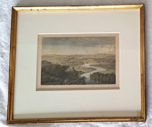 Auflösung:Nachlass-Alter Stahlstich Cannstadt gez. L.Maier mit Rahmen - Bild 1 von 8