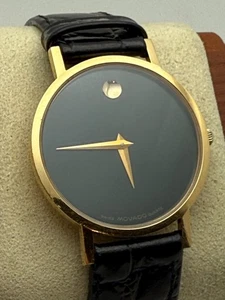 Reloj de Cuarzo Museo Movado 87.45.882 32 mm Batería Nueva Funciona Limpio Excelente - Imagen 1 de 10