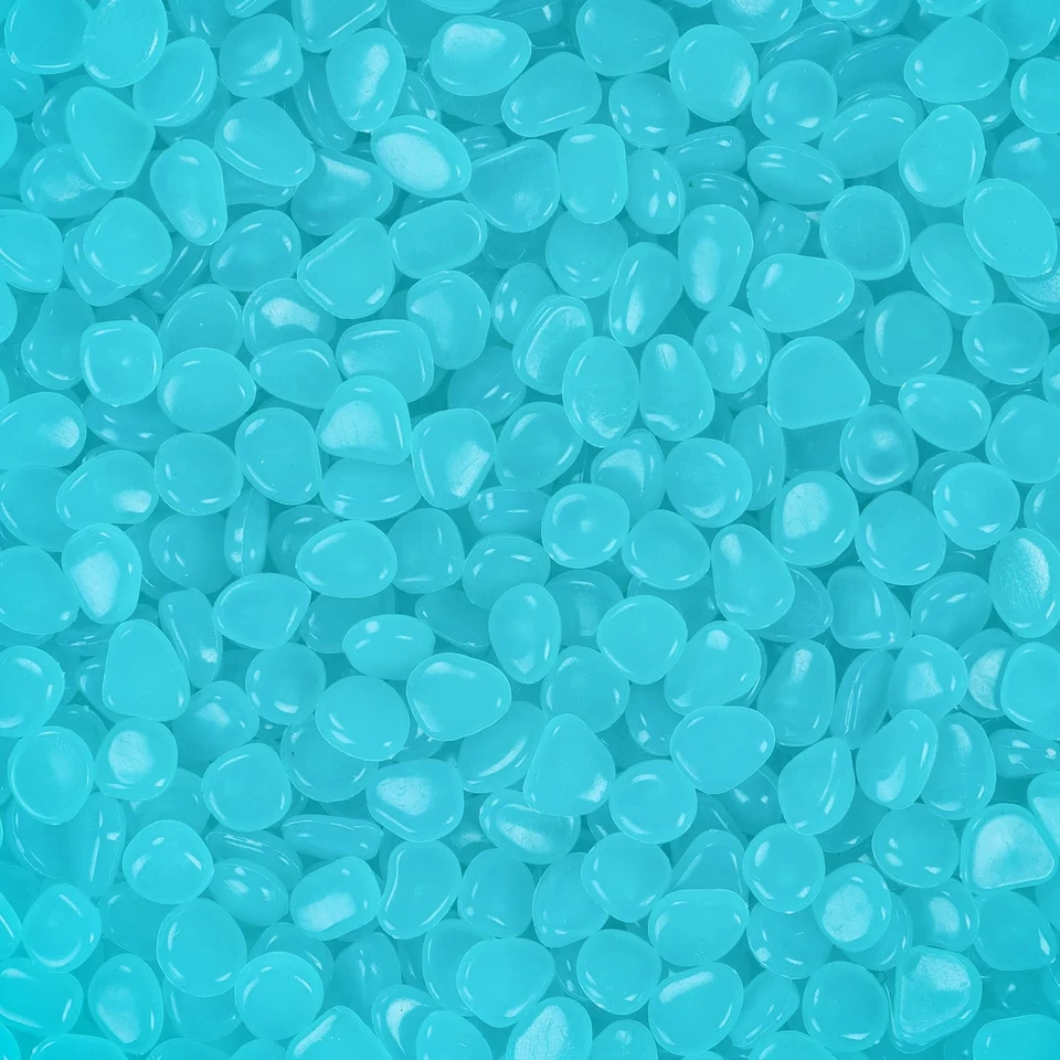 1000 piezas Piedras Brillantes Rocas Brillantes Guijarros Luminosos para Exterior Dec... Foto 1 de 4