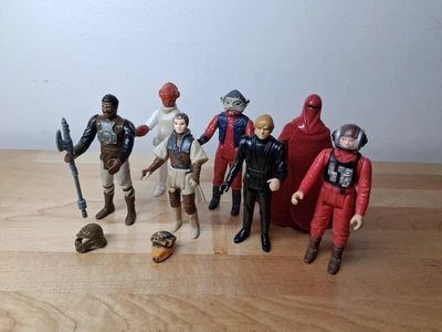 Figuras de acción Kenner Star Wars Return of the Jedi 1982-84 de colección, lote de 7 Foto 1 de 4