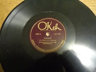 1923 OKEH 78/Eddie Elkins & His Orchestra.../Glantz & His Orchestra/E! • 4.20€