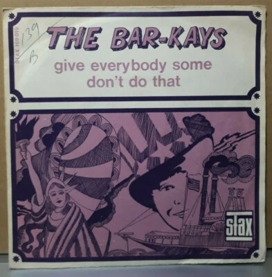 Rare SP The Bar-Kays - Give everybody some Don’t do that - or.fr 1968 Mod dancer - Photo 1/3