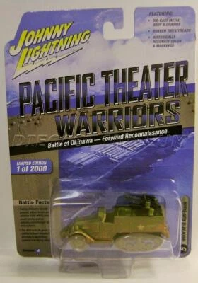 M2 HALF-TRACK WWII V/A OKINAWA PACIFIC THEATER WARRIORS JOHNNY LIGHTNING - Image 1 of 2