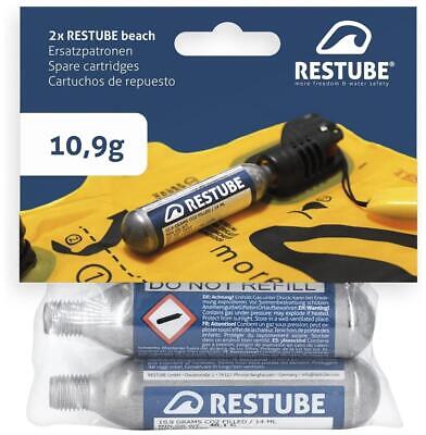 RESTUBE PLAGE Kit D'aide à La Flottabilité - 2 Cartouches De Remplacement De CO2 • 15.15€