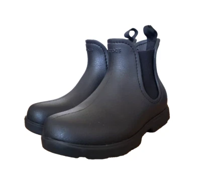 Botas Chelsea Crocs Dylan negras para mujer talla 7 Foto 1 de 4