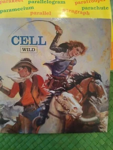 CELL "WILD / AUF WIEDERSEHEN" 1992 ESTATIC PEACE PROMO YELLOW VINYL 7" free ship - Picture 1 of 4
