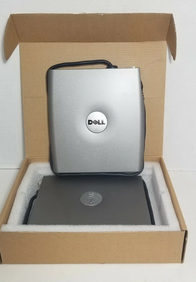 Lot Of 2 DELL EXTERNAL MEDIA  D/BAY MOD #: PD01S CD-RW/DVD-ROM DRIVE MODULE  - Image 1 of 4