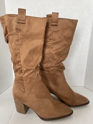 Bota Report Tariq caña alta en gamuza marrón talla 9 Foto 1 de 4