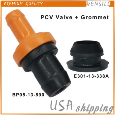 Válvula PCV BP05-13-890 y ojal E301-13-338A para Mazda Miata 1,8 L L4 1990-2005 Foto 1 de 4