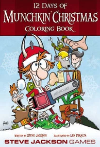 12 Days of Munchkin Christmas Coloring Book - Picture 1 of 3