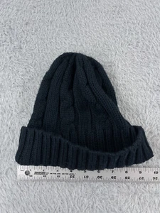 Old Navy Beanie Toque Adult One Size Blue Cable Knit 100% Acrylic Winter Snow - Picture 1 of 7