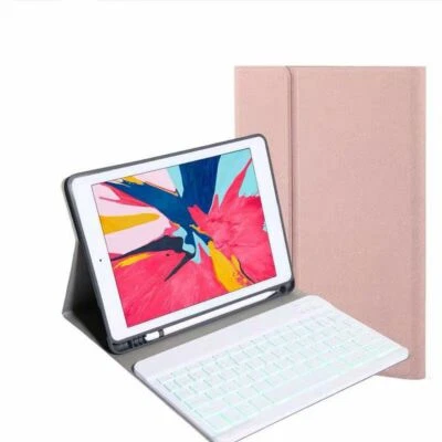 Bluetooth Backlit Keyboard Stand Case Cover For Huawei MediaPad M6 10.8" 2019 - Image 1 of 4