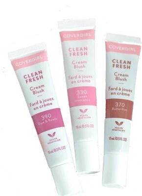 Lote de 8 Covergirl Clean Cream Blush Elige entre 3 Colores Foto 1 de 4