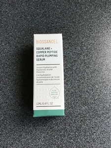 18 ml  Biossance Squalane + Copper Peptide Rapid Plumping Serum Hyaluronsäure - Bild 1 von 1