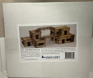 Laser Craft Workshop 1302 Hab Block Starter Set (Sector 38) Blockhouses Terreno - Imagen 1 de 6
