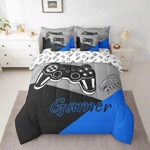 Feelyou Gaming Bed in a Bag for Boys Teen Video Game 7 Piece Bedding Set Full... - Picture 1 of 6