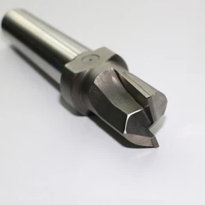 Fresa per trapano e immersione cono MK4 fresa Ø 34 mm VHM Z = 2 K10 fresa per piani NUOVO * 106G* - Foto 1 di 4