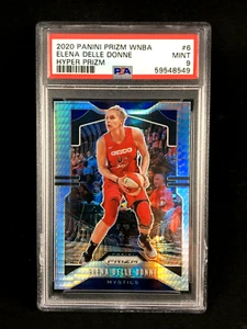 PSA 9 POP 12 (Highest) Elena Delle Donne 2020 WNBA Prizm HYPER #6 Mystics - Picture 1 of 2