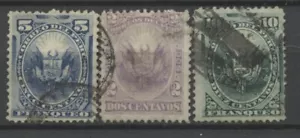 No: 100095 - PERÚ - LOTE DE 3 SELLOS ANTIGUOS - ¡USADOS!¡! - Imagen 1 de 1