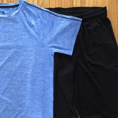 BOYS CHAMPION SHORT SLEEVE TOP & REEBOK SHORTS LOT SZ XL EXCELLENT - Image 1 of 4