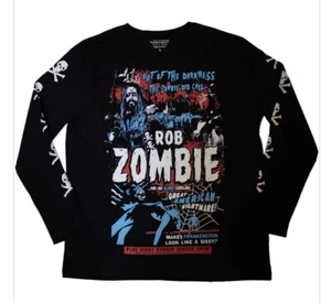 ROB ZOMBIE Devil Man Long Sleeve T-Shirt (Sleeve Print) Official Merchandise - Picture 1 of 2