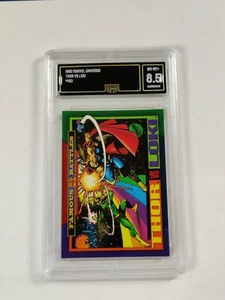 1993 Marvel Universe Thor Vs. Loki GMA 8.5 NM-MT+ #150 Famous Battles Near Mint+ - Picture 1 of 3