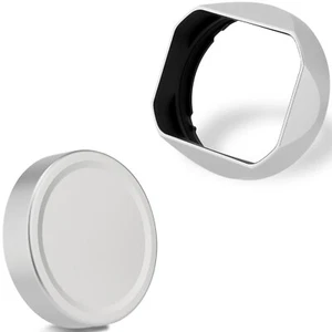 Parasol cuadrado de metal Haoge con tapa de metal para cámara Fujifilm GFX100RF plateado - Imagen 1 de 9