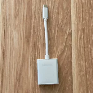 USB-C to VGA Adapter Cable, Silver - Picture 1 of 4