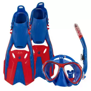 Körperhandschuh, Jugend Kinder Wassersport Schnorchelset, Pool See Strand (Größe wählen) - Bild 1 von 12