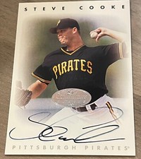 1996 Donruss/Leaf Signature Series Baseball Silver Steve Cooke Pittsburgh Pirate