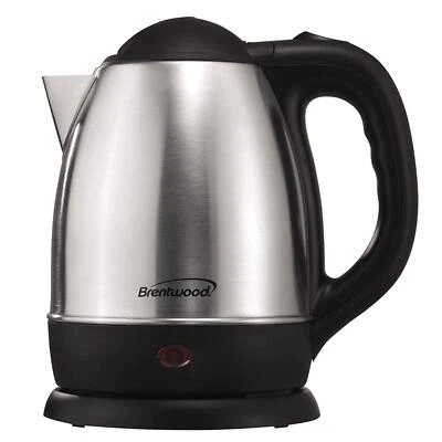 Brentwood 1.5 L Stainless Steel Electric Cordless Tea Kettle 1000W |4504 - Image 1 of 4