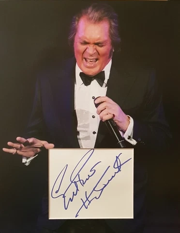 ENGELBERT HUMPERDINCK Signed 14x11 Photo Display THE LAST WALTZ COA Cover