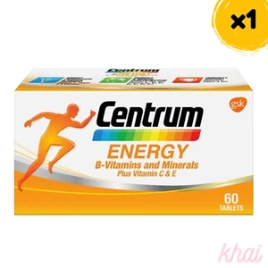 Centrum Energy B-Vitamins and Minerals + Vitamin C & E 60's - Picture 1 of 7