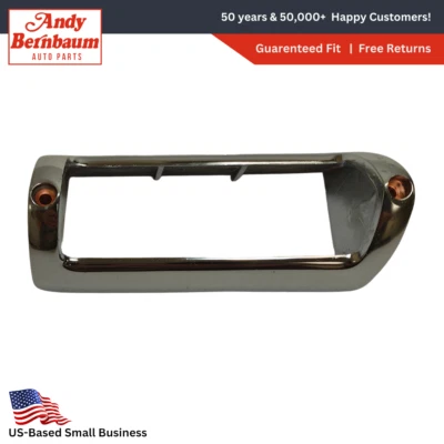 1951-1952 DeSoto S-15 Left Driver Side Parking Lamp Light Bezel 1345986 NOS. - Image 1 of 4