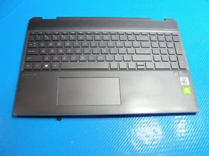 HP Spectre 15-df1033dx 15.6" Palmrest w/Touchpad Backlit Keyboard 4AX38TATP00 - Afbeelding 1 van 6