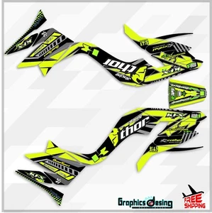 KAWASAKI KFX 90 2003 GRAPHICS KIT DECALS 12MIL GROSOR FREE SHIPPING - Picture 1 of 2