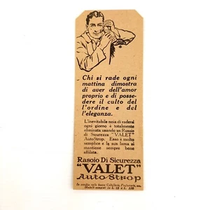 Promotional Bookmark Safety Razor "VALET" Autostrop - Picture 1 of 1