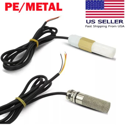 Sensor de temperatura y humedad DC5-28V sonda impermeable RS485 para MODBUS RTU Foto 1 de 4