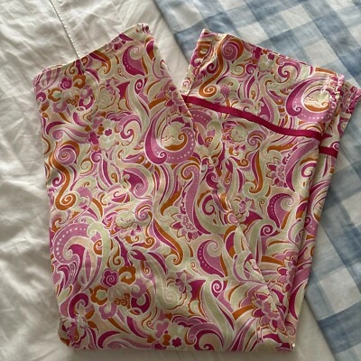 MetroStyle Groovy MoD женские капри тропические укороченные ретро пейсли PaNTS размер 8 - Изображение 1 из 4