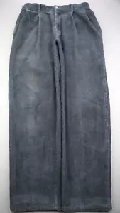 Pantaloni vintage da uomo INC International Concepts in velluto a coste neri taglia 33x32 (Msr 33x31) - Foto 1 di 9
