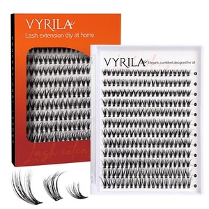 Lash Cluster 340pcs Individual Lashes,8-16mm Mix Diy Lash Extension, 40P-D - Picture 1 of 7