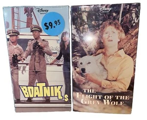 Flight of the Grey Wolf + Boatniks VHS Tape 1997 Disney Original Factory Sealed - Picture 1 of 9