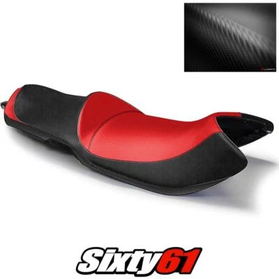 Cubierta de asiento Can-Am Spyder RS 2007-2012 2013 2014 2015 2016 roja carbono Luimoto Foto 1 de 2