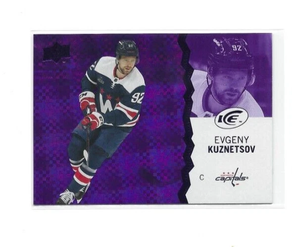 2023-24 Upper Deck Ice Evgeny Kuznetsov Purple Parallel SP #39 - Image 1 of 1