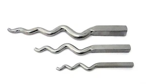 3 piezas Estacas formadoras grandes sinusoidales de alta resistencia altamente pulidas  - Imagen 1 de 1