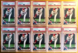 10X SHOHEI OHTANI 2018 BOWMAN ROOKIE CARDS RC LOT #49 ALL PSA 10 GEM MINT! JAPAN - Picture 1 of 6