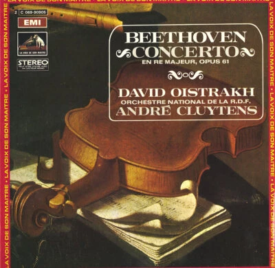BEETHOVEN Violin Concerto OISTRAKH CLUYTENS EMI C069-90905 Gatefold (SAX-2315) - Image 1 of 3