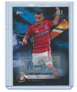 2016 Topps Apex MLS Autographs Blue #59 Mauro Diaz Auto /99 - NM-MT