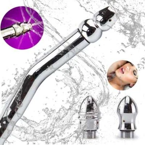 Metal Shower Cleansing Kit Vaginal Anal Enema Colon Douche Enema System Colonic - Picture 1 of 11