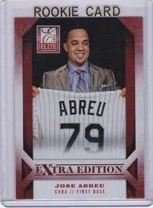 JOSE ABREU ROOKIE CARD Chicago White Sox 2013 Elite Extra Edition CUBAN STAR RC - Picture 1 of 2